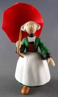 B�cassine - Figurine PVC Plastoy - B�cassine avec Ombrelle