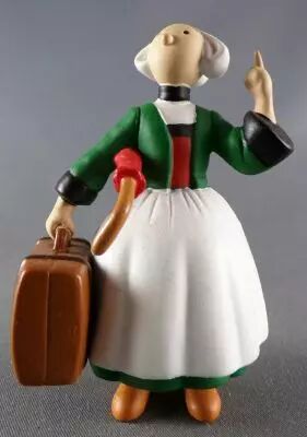 B�cassine - Figurine PVC Plastoy - B�cassine avec valise & parapluie
