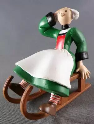 B�cassine - Figurine PVC Plastoy - B�cassine Fait de la Luge