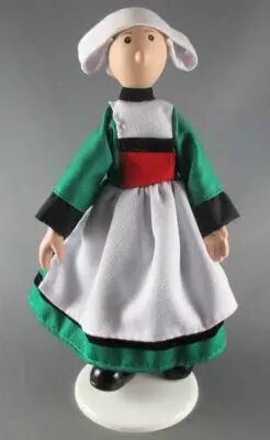 B�cassine - Gautier-Languereau Hachette - Poup�e 20cm (Porcelaine & Tissus) Articul�e