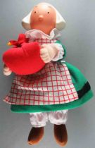 Bécassine - Minerve - 12\'\' Stuffed Doll Plastic Head