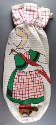 B�cassine - Mosaiques - Kitchen Object Fabric Dispenser for Plastic Bags