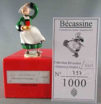 Becassine - Pixi Collection Origine Ref.6445 - Metal figure Becassine and her Bread Boxed with Certificate 