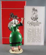 Becassine - Pixi Collection Origine Ref.6449 - Metal figure Becassine with Tambourine Boxed with Certificate 