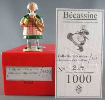 Becassine - Pixi Collection Origine Ref.6450 - Metal figure Becassine Child Schoolgirl Boxed with Certificate 