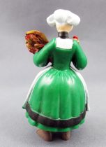 Bécassine - Plastoy PVC Figure - Bécassine holding a rooster