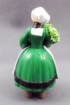 Bécassine - Plastoy PVC Figure - Bécassine holding flower bouquet