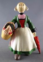 Bécassine - Plastoy PVC Figure - Bécassine with basket & umbrella
