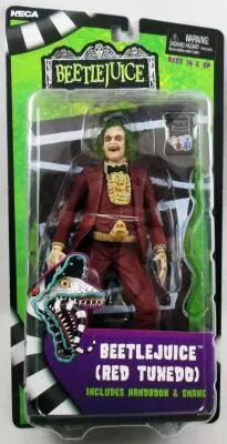 NECA BEETLEJUICE ACTION Figure Red Tuxedo Beetlejuice EUR 44,00 - ES