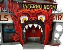 Beetlejuice - NECA - Dante\'s Inferno Diorama Playset & Spiked Coat Beetlejuice 