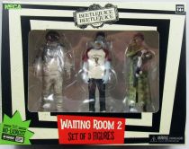 Beetlejuice - NECA - Pvc figures set \ Waiting Room 2\  : Spaceman, Hot Dog Contest Winner, Cat Lady