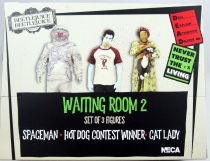 Beetlejuice - NECA - Set de 3 figurines PVC \ Waiting Room 2\  : Spaceman, Hot Dog Contest Winner, Cat Lady