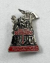 Beetlejuice - Pin\'s Promotionnel Pinnacle Designs (1988) - \ Here lies Betelgeuse\  (Gravestone/Pierre Tombale)