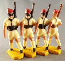 Beffoid - Arm&eacute;e Coloniale Fran&ccedil;aise - 4 Spahis D&eacute;filant Fusil &Eacute;paule