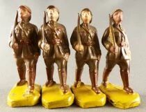 Beffoid - French Army - 4 x Officer Adrian Helmet Marching Saber Shoulder