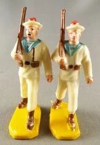 Beffoid - French Colonial Army - 2 x Marine Marching Rifle Shoulder