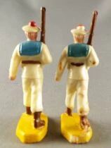 Beffoid - French Colonial Army - 2 x Marine Marching Rifle Shoulder