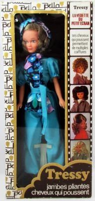 Bella - Bella doll \ growing hair\  with blue jumpsuit (mint in box) - 1970\'s (ref.063103)