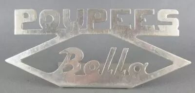 Bella - Pr�sentoir de Magasin Plv Logo - Aluminium 14 x 6cm