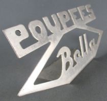 Bella - Présentoir de Magasin Plv Logo - Aluminium 14 x 6cm
