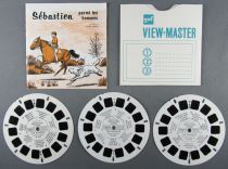 Belle & Sébastien (Cécile Aubry) - Set of 3 discs View Master (Gaf) 3-D - Sébastien among men