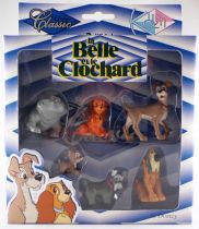 Belle et le Clochard - Kid\'M Disney Classic - Coffret de 6 Figurines PVC Neuf