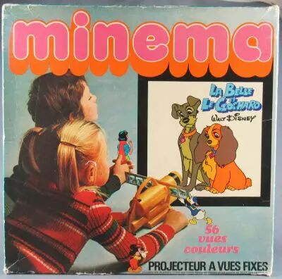 Belle et le clochard - Meccano France 142056 - Minema Projecteur & 56 Vues Fixes Couleurs