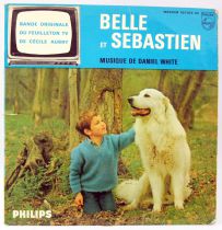 Belle et Sébastien - Disque 45T - Bande Originale du feuilleton - Disque Philips 1965