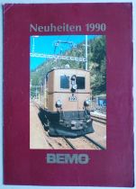Bemo Catalog News 1990  Hoe Hom Locomotives Passengers Cars Wagons Signalling 4 pages A4