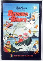 Bernard & Bianca - Album Collecteur de vignettes Panini 1977 (quasi-complet)