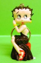 Betty Boop -  Dorda Toys Keychain 1995 - Betty Boop with black dress