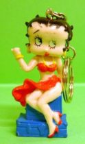 Betty Boop -  Dorda Toys Keychain 1995 - Betty Boop with red dress