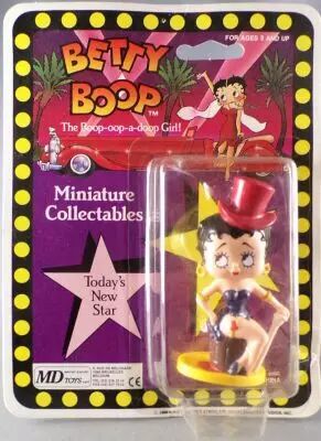 Betty Boop - Figurine PVC Miniature Collectables MD Toys - Betty Boop Chanteuse de Cabaret Neuve sous Blister