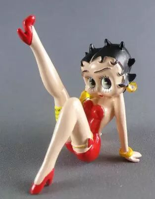 Betty Boop - Figurine PVC Plastoy - Betty Boop Assise Jambe Droite Lev�e