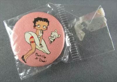 Betty Boop - Plastic Button Badge 3cm -Boop - Oop a Doop Mint in Bag