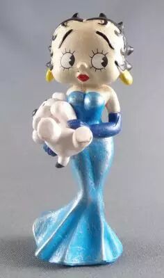 betty boop in blue dress Betty Boop Blue Glitter Dress Statue 30 cm