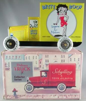 Betty Boop - Schiyling - Camion Livraison T�le Lingerie & Notions en Boite