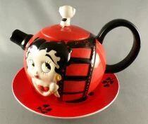 Betty Boop - Starline - Ceramic Teapot with Saucer Face in Relief