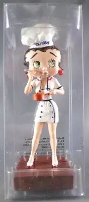 Betty Boop Chef Cuisinier - Figurine R�sine M6 Interactions Neuve en Boite 