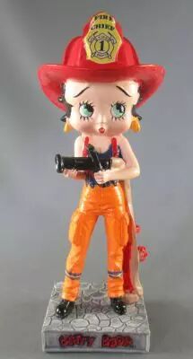 Betty Boop Fireman - M6 Interactions Resin Figure