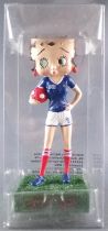 Betty Boop Footballeuse (Equipe de France) - Figurine Résine M6 Interactions Neuve en Boite 