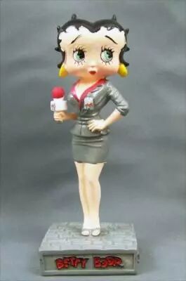 Betty Boop Journaliste - Figurine R�sine M6 Interactions