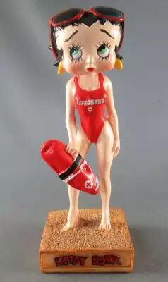 Betty Boop Ma�tre Nageur - Figurine R�sine M6 Interactions