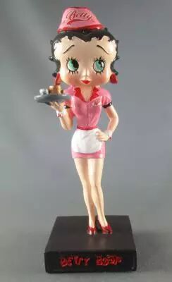 Betty Boop Serveuse de Restaurant - Figurine R�sine M6 Interactions