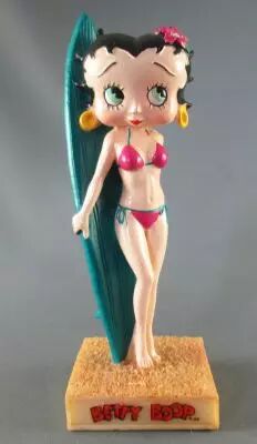 Betty Boop Surfeuse - Figurine R�sine M6 Interactions
