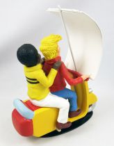 Bibi Fricotin - Resine statue - Bibi Fricotin and Razibus Zouzou \ Scooter kings\ 