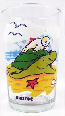 Bibifoc - Verre � moutarde Amora - Bibifoc et la Tortue de Mer