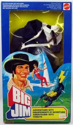 Tenue Policier Big Jim Série Aventure - Mattel REF9413 - Neuve Sous Blister