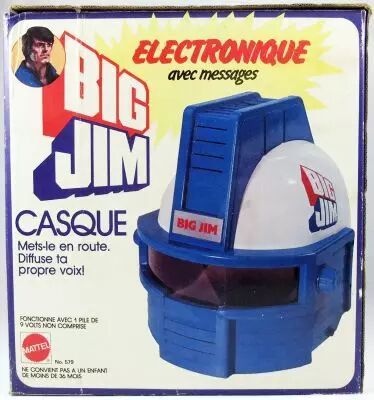 Big Jim - S�rie Espace - Casque Electronique avec messages (ref.579)