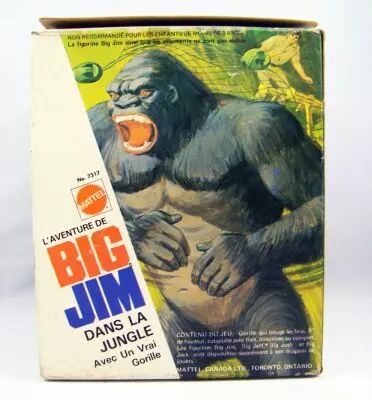 BIG JIM MATTEL LOT SAFARI JUNGLE AVEC NOTICE- RHINOCEROS A COMPLETER